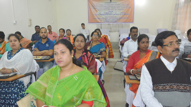 Deputy Chief Minister Jishnu Debbarman inaugurates a training workshop for newly elected Zilla Parishad Members in Agartala Wednesday. Image: Indigenousherald