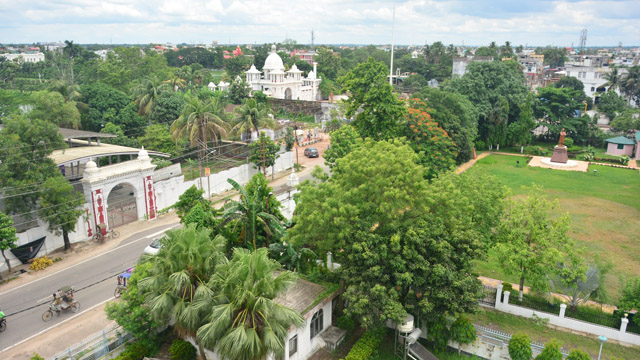 Glimpse of Agartala city Sunday during strict enforcement of one day lockdown in Tripura to discipline people to maintain social distancing and adhere health advisories to tackle spread of coronavirus. Image: Indigenousherald