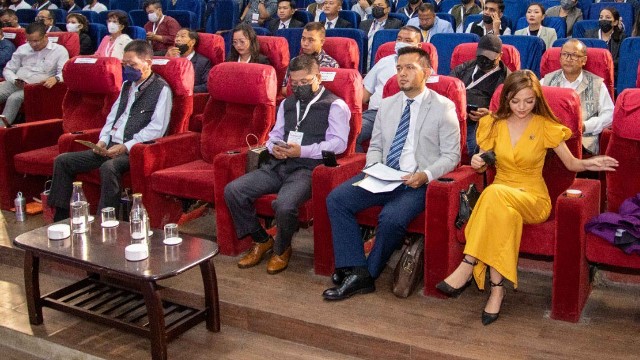 Audience at the Mizoram Cleanliness Competition 2021 Award Ceremony held at Aizawl Friday. Image: Indigenousherald 