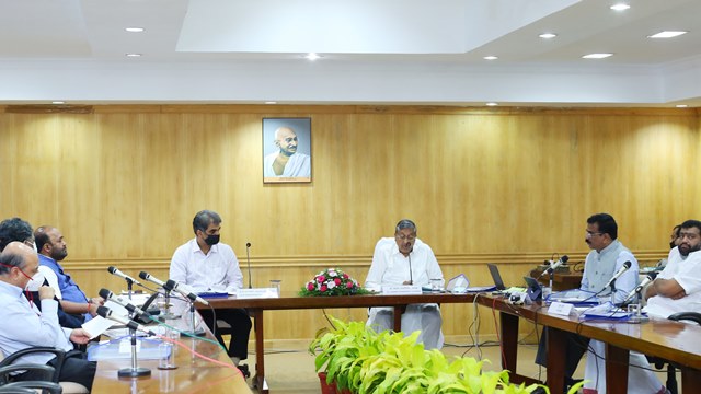 Dr Sawar Dhanania, Chairman, Rubber Board chairs 181st meeting of the Rubber Board held at Kottayam Thursday. Image: Agency