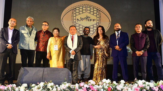 Dignitaries grace the opening ceremony of Meghalaya’s first International Film Festival at Shillong Tuesday. Image: Indigenousherald