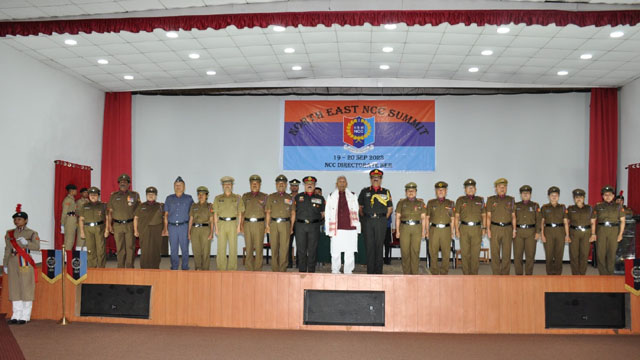 Meghalaya Governor Wednesday attends the Annual Associate NCC Officers (ANOs) Award Ceremony organised by the NCC Directorate for North East Region held at Shillong. Image: Indigenousherald