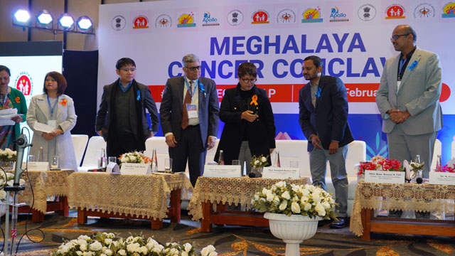 A health conclave on the theme ‘Close the Care Gap’ with Ampareen Lyngdoh, Minister of Health & Family Welfare as the Chief Guest, held at Shillong Monday. Image: Indigenousherald