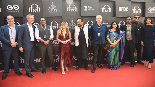 Celebrities and dignitaries grace inauguration of 55th International Film Festival of India in Goa Wednesday. Image: PIB