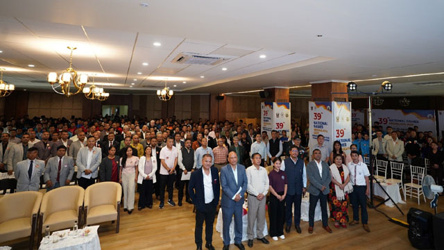 With preparations in full swing for the 39th National Games in 2027, Meghalaya Tuesday organises a special event titled “Grants-in-Aid for Team Preparation” at Shillong. Image: DIPR