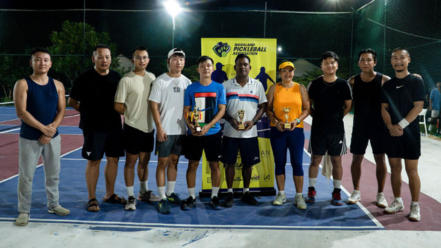 Nagaland Pickleball Association (NPA) in collaboration with the Indian Pickleball Association (IPA), announces completion of the 1st Nagaland Pickleball Open, a PWR 50 sanctioned event, held at Aiko Greens, Dimapur. Image: DIPR