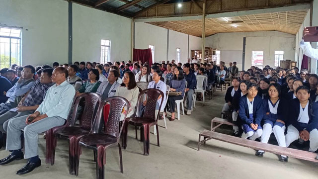 The district level Stop Diarrhoea Campaign 2025 at Laitlyngkot PHC in Meghalaya Friday with an aim to reduce child mortality and to keep children safe. Image: DIPR