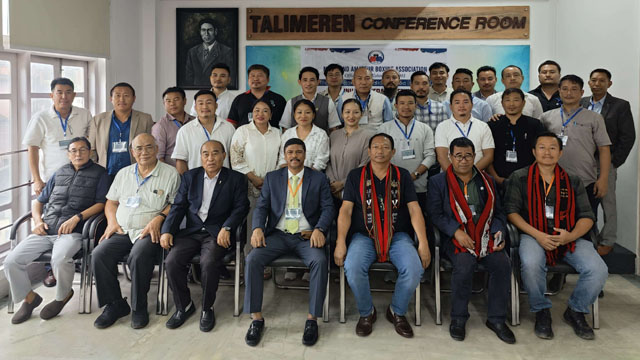 Office bearers of the new executive committee of the Nagaland Amateur Boxing Association (NABA) elected Saturday. Image: DIPR