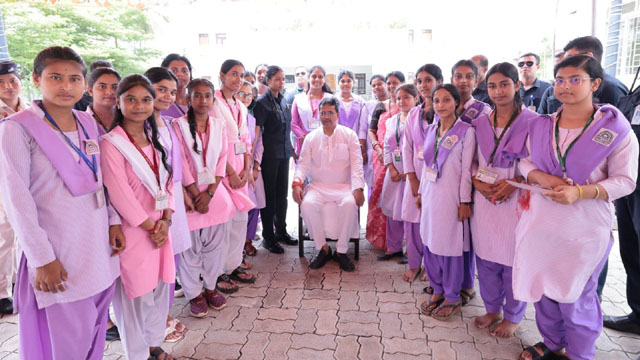 Raksha Bandhan was celebrated at the official residence of Tripura Chief Minister Dr Manik Saha in Agartala Sunday. Image: Web