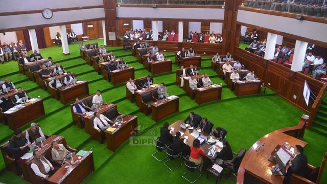 The seventh session of the 14th Nagaland Legislative Assembly commences at Kohima Tuesday. Image: DIPR