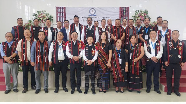 The Sumi Community Merhulietsa marks its Silver Jubilee 25 Years of the Community with great grandeur Saturday at Molu-Ki Hall, Merhulietsa Colony, Kohima, Saturday. Image: DIPR