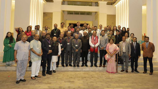 Indian delegates at the 68th Commonwealth Parliamentary Association (CPA) Conference in Bridgetown, capital city of Barbados. Image: DIPR