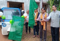Flagging off of battery operated vehicle for ‘Farm to Table’ 