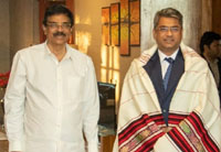 aiff president calls on governor hari babu