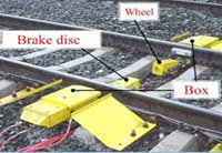 automatic axle box temperature detector installed