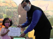 award ceremony for winners of different level competitions