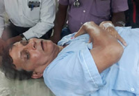 badal choudhury in hospital after jail bathroom fall