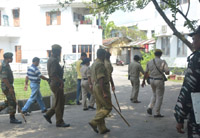 badal flees police dragnet search continues