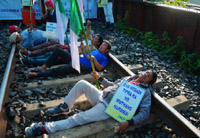 cab inpt disrupts transport- train services in tripura