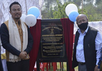 deputy cm lays foundation stones for poultry farm