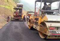 development of 25 km 2-lane highway in nagaland