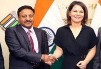 german foreign minister visits eci at new delhi