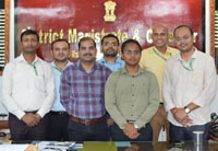 group of officials from central ministries camping in dhalai