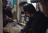 indian coast guard rescues myanmar national