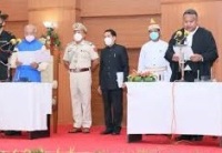 justice indrajit mohanty takes oath as cj of tripura hc