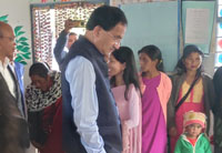 khuba reviews implementation of central schemes