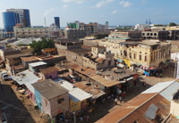 mission sagar - ii handing over food aid to djibouti