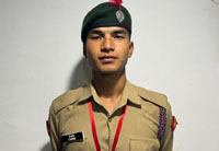 ncc cadet triumphs gold medal in sports shooting