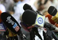 new president media violence escalates in sri lanka