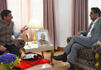 niti aayog ceo calls on nagaland governor