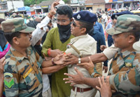 opposition parties hold street protests against hospital fees