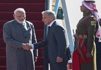 Prime Minister arrives in Jordan, receives warm reception Prime Minister arrives in Jordan, receives warm reception