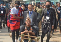 puanglum 2021 cum mini hornbill held at tuensang