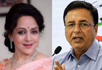 randeep surjewala noticed for remark against hema malini