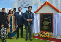 rijiju inaugurates sports facilities at sai training centre