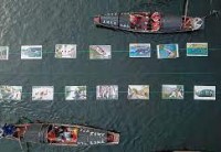 rk ranjan inaugurates first-ever floating photo exhibition