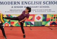 self-defence workshop for girls at modern english school