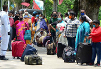 stranded tripura residents return from bangladesh