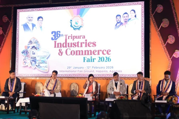 Tripura Chief Minister opens industries & commerce fair