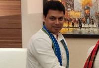 tripura cm opens gate for public to celebrate bijaya