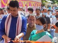tripura cm union mos opens new hospital at sabroom