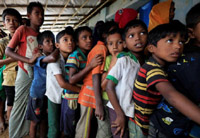un global community laud education for rohingya children